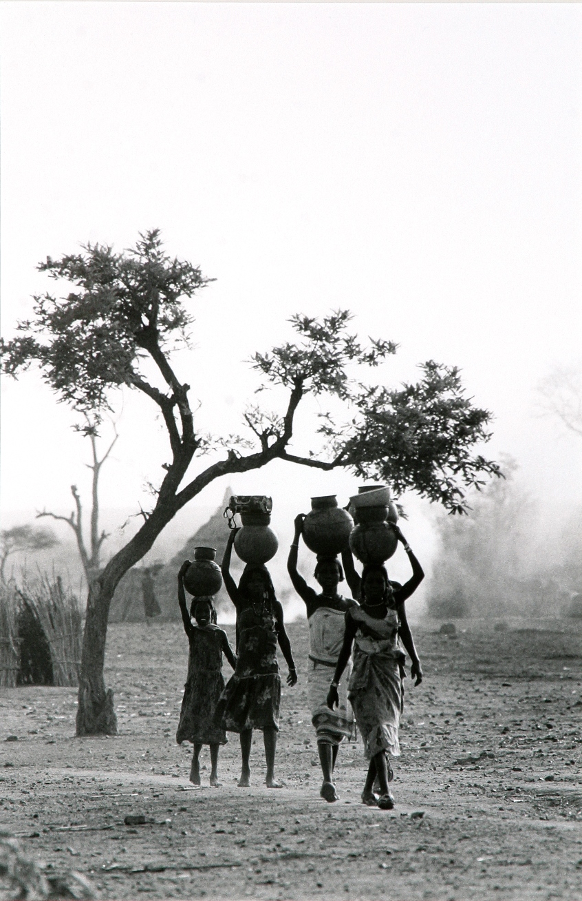 Watercarriers, Western Darfur, Sudan by Padraig Grant