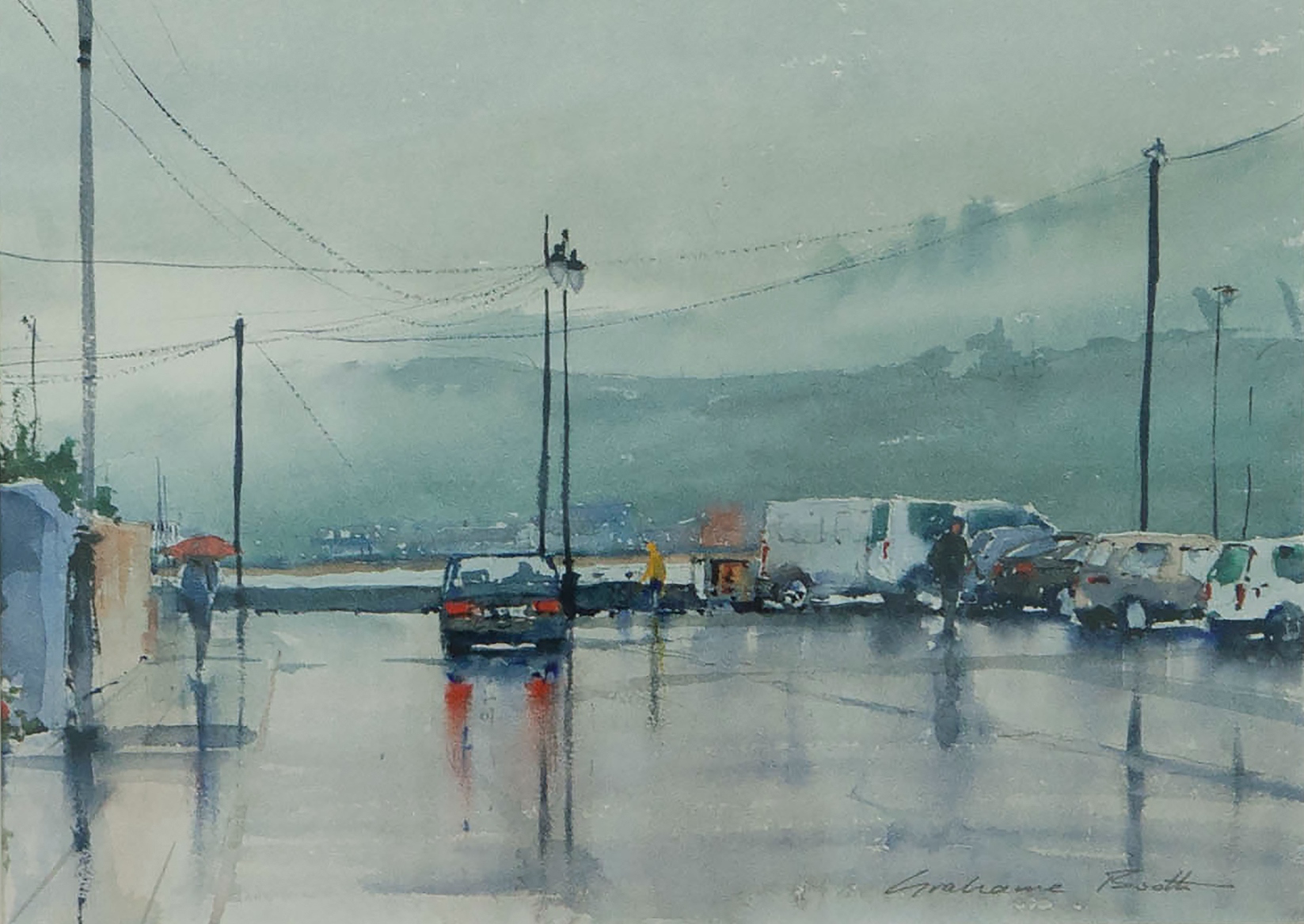 Rainy Day, Ballyhack by Grahame Booth