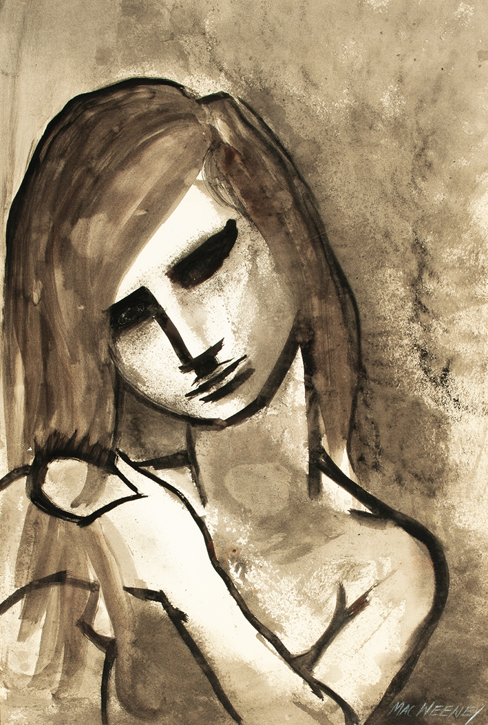 McWeeney Leslie – Girl Brushing her Hair